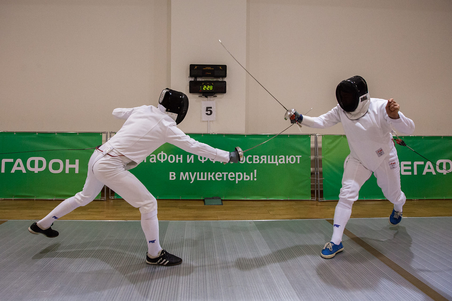 Турнир по фехтованию для СМИ